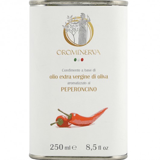 Chili peppers-flavoured extra virgin olive oil dressing