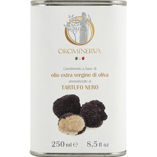 Balck truffle-flavoured extra virgin olive oil dressing