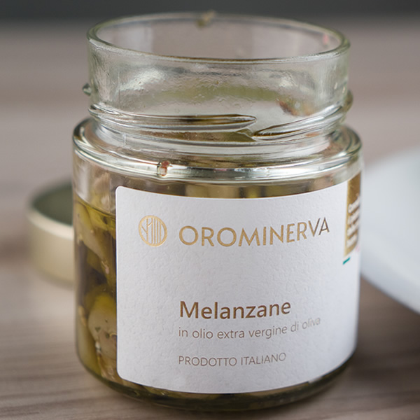 Le melanzane sott'olio Orominerva