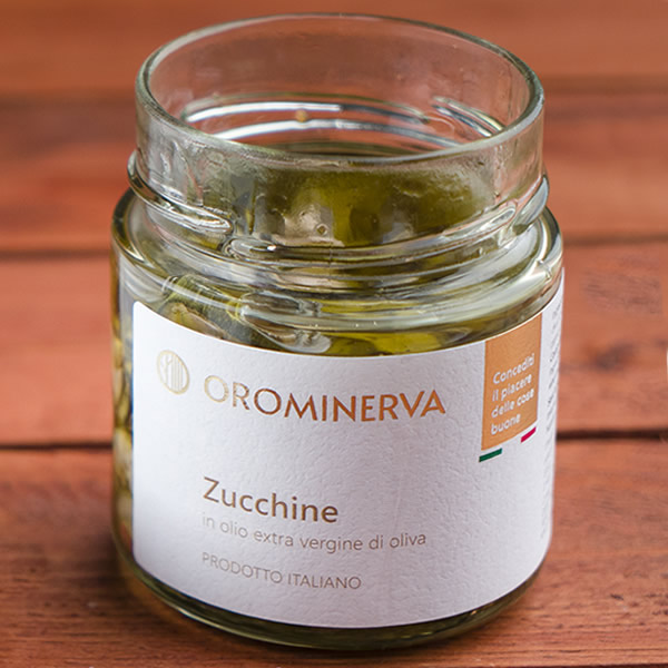 Le zucchine sott'olio Orominerva